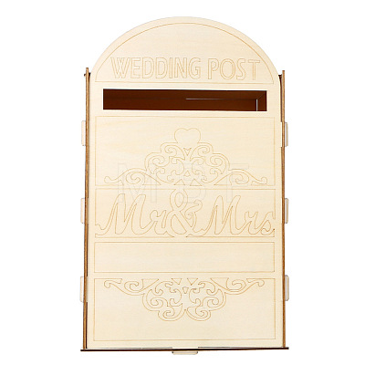 Wooden Ornament Mailbox PW-WG852DD-04-1