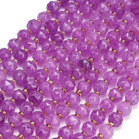 Dyed Imitation Jade Glass Beads Strands GL-Z001-02B-03-1