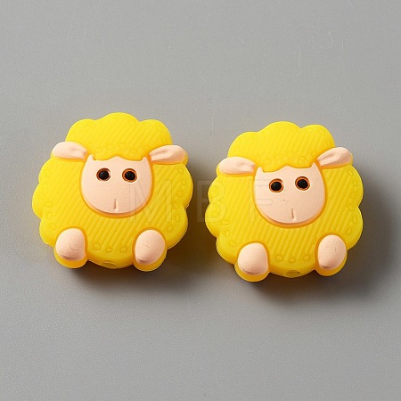 Food Grade Eco-Friendly Silicone Beads SIL-WH0013-21B-1