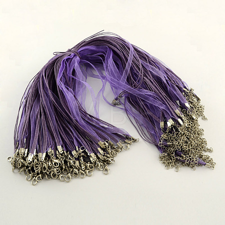 Multi-strand Necklace Cord for Jewelry Making NJEW-R218-08-1