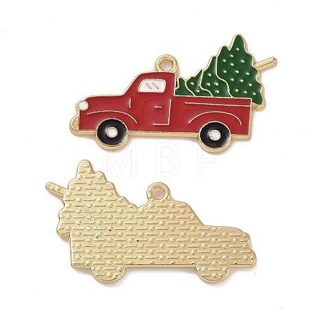 Christmas Theme Rack Plating Alloy Enamel Pendants LS-X-PALLOY-O109-16LG-1