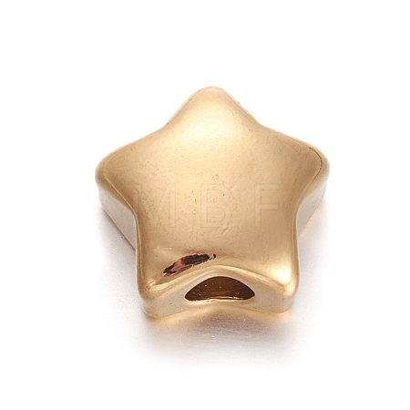 304 Stainless Steel Beads STAS-O112-05G-1