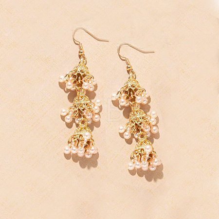 Bohemian Alloy & Iron Tassel Dangle Earrings WG25E48-03-1