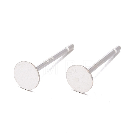 925 Sterling Silver Stud Earring Findings STER-S002-44-1