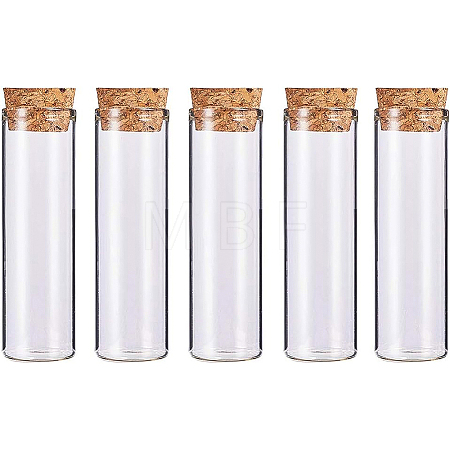 Empty Small Glass Cork Bottles AJEW-BC0003-05-1