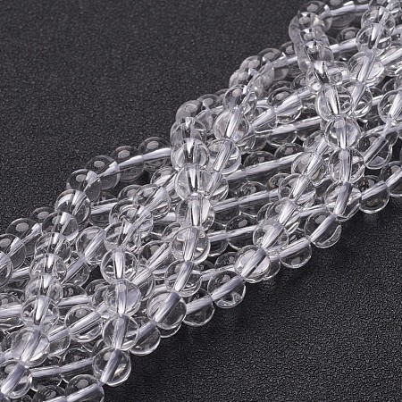 Synthetic Quartz Crystal Beads Strands X-GSR6mmA039-1-1