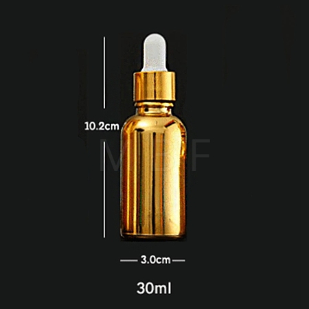Empty Portable Glass Dropper Bottles MRMJ-WH0072-24B-1
