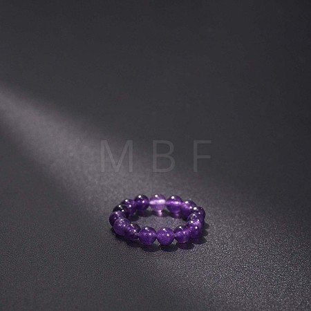 Natural Jade Stretchy Finger Rings FS-WG01730-51-1