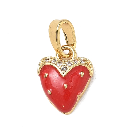 Brass Enamel Pendants LS-CU-CBA5A06-01-1