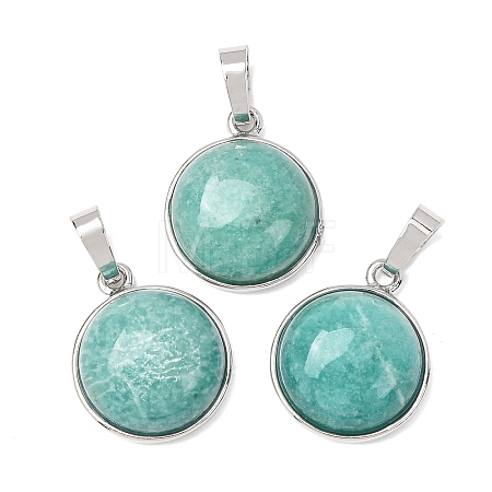 Natural Amazonite Pendants GG-CBA0251-09F-P-1