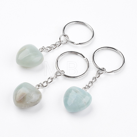 Natural Amazonite Keychain KEYC-F019-02R-1