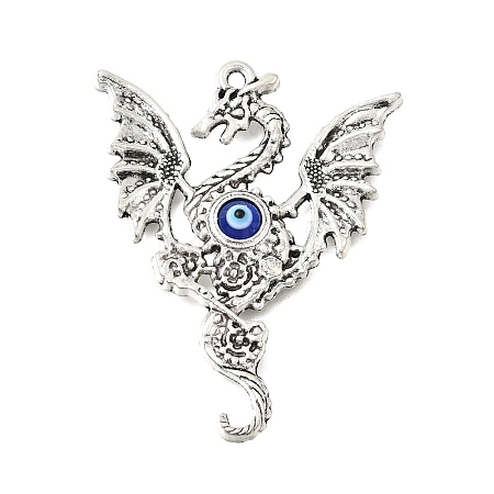 Steampunk Alloy & Plastic Pendants PL-CBA5334-03AS-1