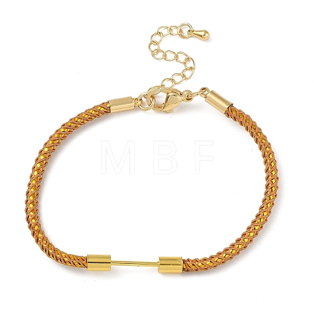 Braided Nylon Cord Bracelet Making MAK-L043-01G-08-1