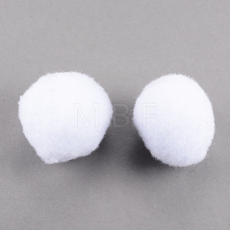 DIY Doll Craft Pom Pom Yarn AJEW-S006-40mm-01-1