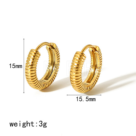 304 Stainless Steel Hoop Earrings FS-WG4BF8F-01-1