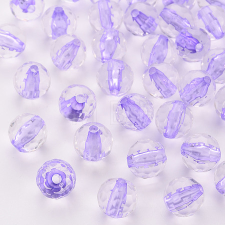 Transparent Acrylic Beads TACR-S154-10A-47-1