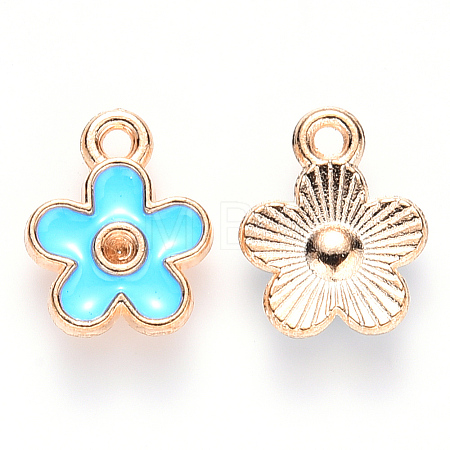 Alloy Pendant Rhinestone Settings LS-ENAM-S121-098-1