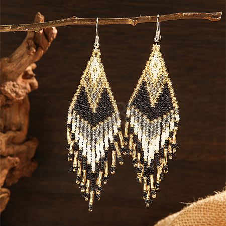 Fashionable Tassel Dangle Earrings XU6080-2-1