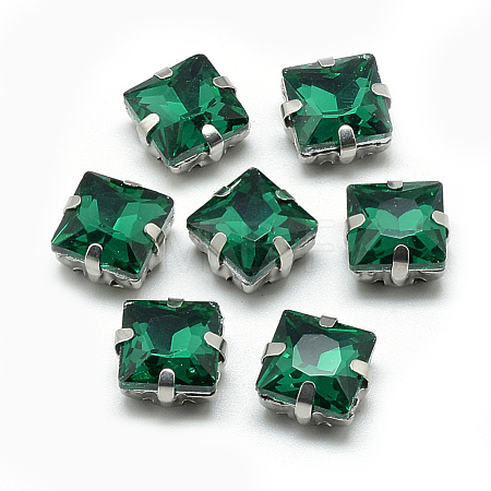 Sew on Rhinestone RGLA-T037-8x8mm-16-1