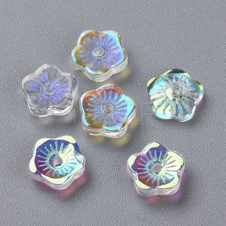 Transparent Glass Beads GGLA-M004-02A-1