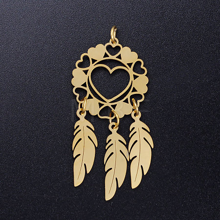 201 Stainless Steel Pendants STAS-S105-JN350-2-1