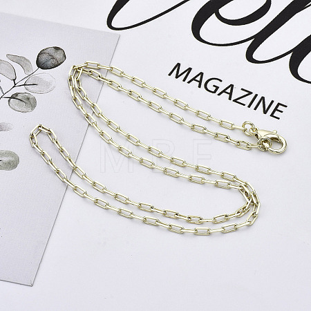 Brass Paperclip Chains MAK-S072-09B-14KC-1