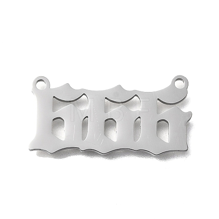 304 Stainless Steel Pendants STAS-D382-04F-P-1