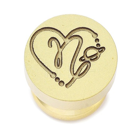 Constellation Golden Tone Wax Seal Brass Stamp Heads STAM-P002-02G-05-1