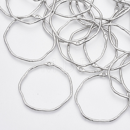 Alloy Open Back Bezel Pendants LS-X-PALLOY-S121-82B-P-1
