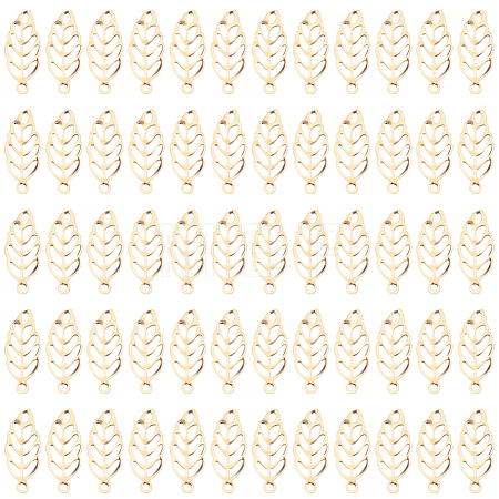 300Pcs Hollow 316 Surgical Stainless Steel Charms STAS-SC0021-32G-1