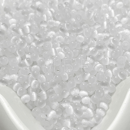 Imitation Cat Eye Glass Seed Beads GLAA-U006-01I-1