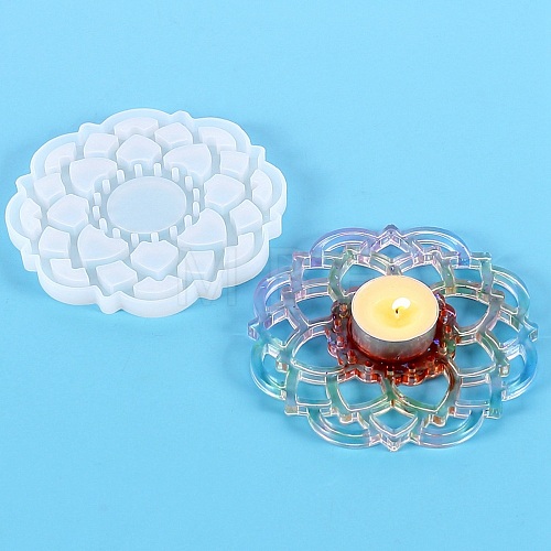 Lotus DIY Candle Holder Silicone Molds DIY-F103-02-1
