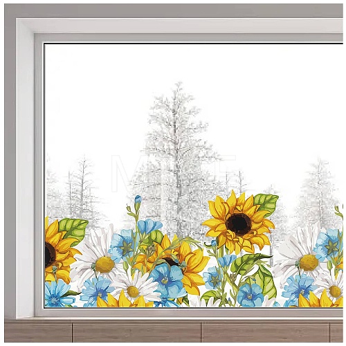 Self-Adhesive PVC Window Sticker DIY-WH0457-009-1