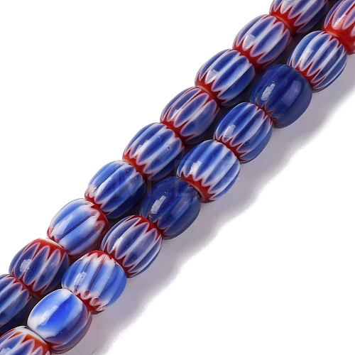 Handmade Lampwork Beads Strands LAMP-K041-01A-14-1