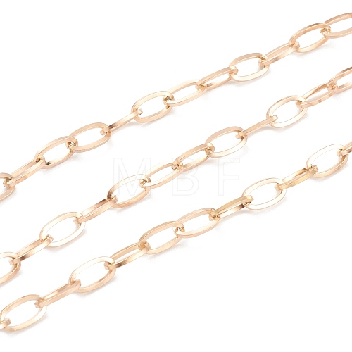 Vacuum Plating 304 Stainless Steel Cable Chain STAS-B020-06RG-1