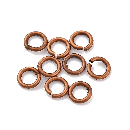 Brass Open Jump Rings KK-G514-01A-R-1