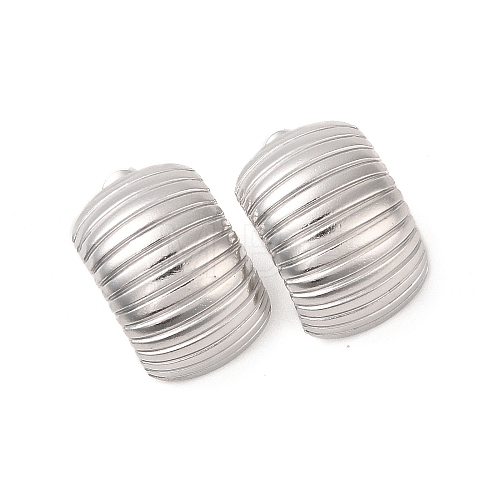 304 Stainless Steel Stud Earrings for Women EJEW-L272-008P-1