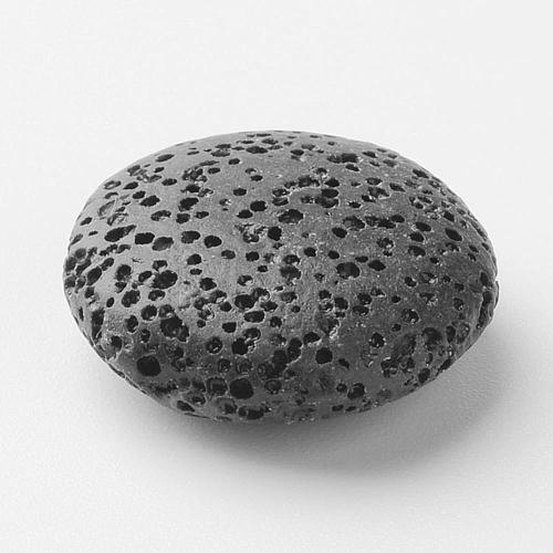 Unwaxed Natural Lava Rock Beads G-F326-18-1