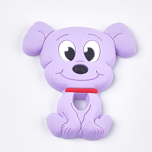Food Grade Eco-Friendly Silicone Puppy Beads SIL-T052-07G-1