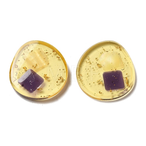 Transparent Resin Cabochons RESI-XCP0002-09A-1