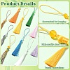 50Pcs 10 Colors Polyester Tassel Decorations OCOR-YW0001-26-3