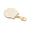Christmas Alloy Enamel Pendant Decorations HJEW-JM03649-5