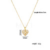 Brass Micro Pave Cubic Zirconia Openable Blank Locket Pendant Necklaces for Engraved Name FS-WG25E25-01-1