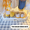 Plastic Doll Clothes Drying Laundry Rack Set DIY-WH0304-527A-5