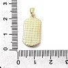 Brass Enamel Pendants KK-P336-14G-01-3