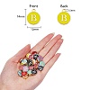 120Pcs 12 Colors Golden Plated Alloy Charms ENAM-SZ0001-64B-2