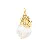Natural Quartz Crystal Pendants KK-D262-05G-02-1