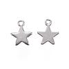 Tarnish Resistant 201 Stainless Steel Charms STAS-F039-04B-P-2