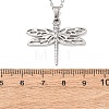 304 Stainless Steel Pendant Cable Chain Necklaces for Men Women NJEW-K308-03B-P-5