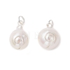 Natural Keshi Pearl Pendants PALLOY-JF04811-02-1